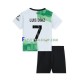 Camisa 2 Liverpool Luis Diaz 7 2023-2024 manga curta ,infantil