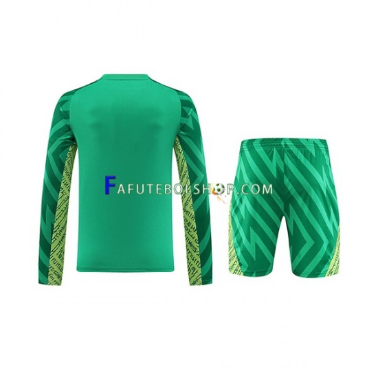 Camisa Goleiro 1 Manchester City 2023-2024 manga longa ,infantil