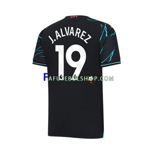 Camisa 3 Manchester City Julian Alvarez 19 2023-2024 manga curta ,Masculino