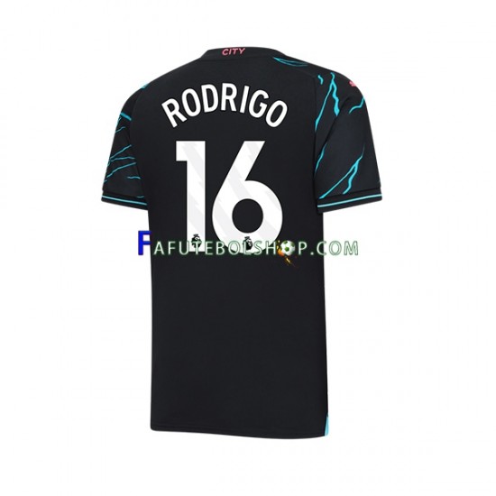 Camisa 3 Manchester City Rodri Hernandez 16 2023-2024 manga curta ,Masculino