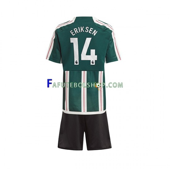 Camisa 2 Manchester United Eriksen 14 2023-2024 manga curta ,infantil