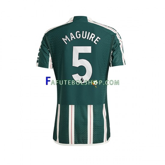 Camisa 2 Manchester United Harry Maguire 5 2023-2024 manga curta ,Masculino