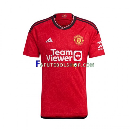 Camisa 1 Manchester United 2023-2024 manga curta ,Masculino