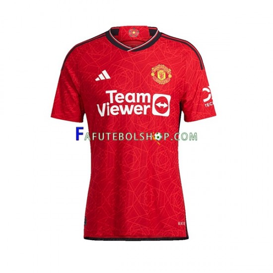 Camisa 1 Manchester United 2023-2024 manga curta ,Feminino