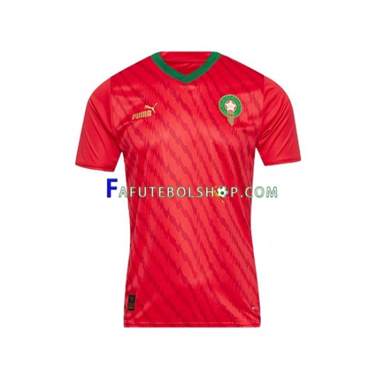 Camisa 1 Marrocos 2023 manga curta ,Masculino