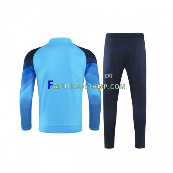 Napoli Azul Sweat de Treino Conjunto 2023-2024