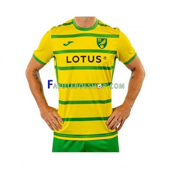 Camisa 1 Norwich City 2023-2024 manga curta ,Masculino