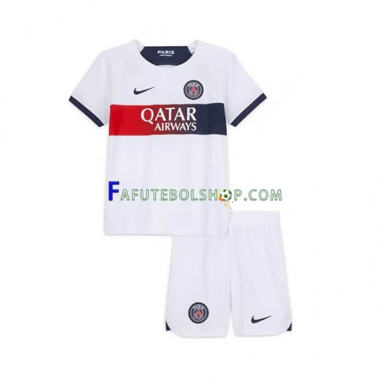 Camisa 2 Paris Saint Germain 2023-2024 manga curta ,infantil