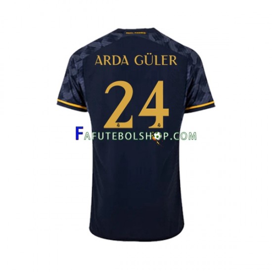 Camisa 2 Real Madrid Arda Guler 24 2023-2024 manga curta ,Masculino