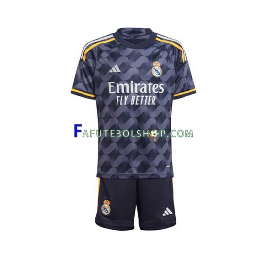 Camisa 2 Real Madrid 2023-2024 manga curta ,infantil