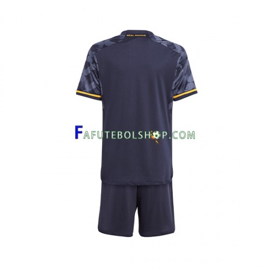 Camisa 2 Real Madrid 2023-2024 manga curta ,infantil