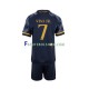 Camisa 2 Real Madrid Vinicius Junior 7 2023-2024 manga curta ,infantil