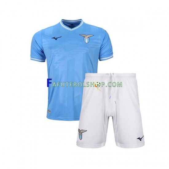 Camisa 1 Lázio 2023-2024 manga curta ,infantil