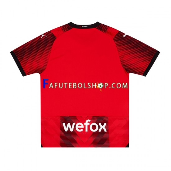 Camisa 1 AC Milan 2023-2024 manga curta ,Masculino