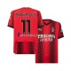 Camisa 1 AC Milan Ibrahimovic 11 2023-2024 manga curta ,Masculino