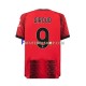 Camisa 1 AC Milan Olivier Giroud 9 2023-2024 manga curta ,Masculino