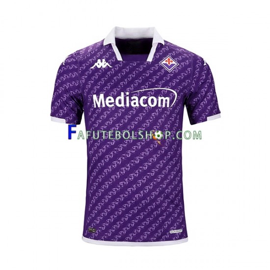 Camisa 1 ACF Fiorentina 2023-2024 manga curta ,Masculino