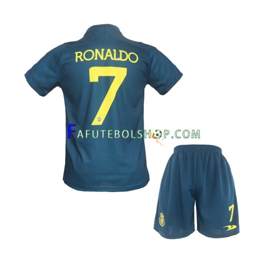 Camisa 2 Al-Nassr Ronaldo 7 2022-2023 manga curta ,infantil