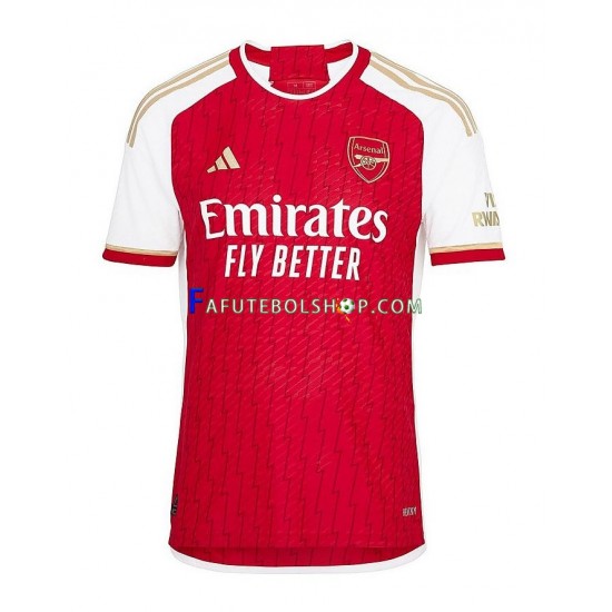 Camisa 1 Arsenal Gabriel Jesus 9 2023-2024 manga curta ,infantil