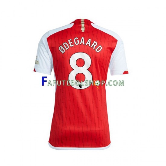 Camisa 1 Arsenal Martin Odegaard 8 2023-2024 manga curta ,Masculino