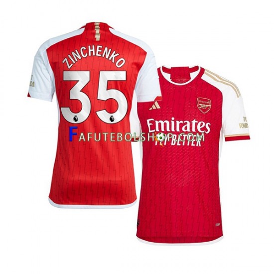 Camisa 1 Arsenal Oleksandr Zinchenko 35 2023-2024 manga curta ,Masculino