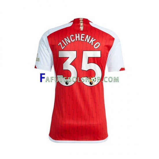 Camisa 1 Arsenal Oleksandr Zinchenko 35 2023-2024 manga curta ,Masculino