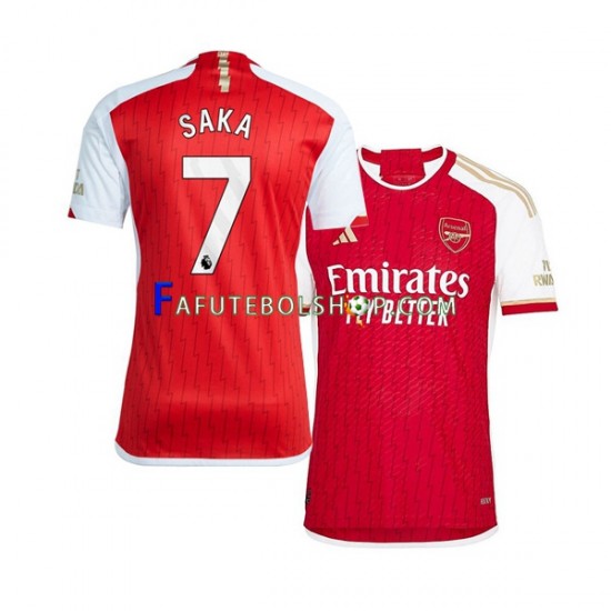 Camisa 1 Arsenal Saka 7 2023-2024 manga curta ,Masculino