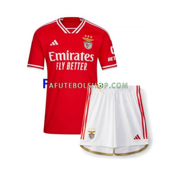 Camisa 1 Benfica 2023-2024 manga curta ,infantil