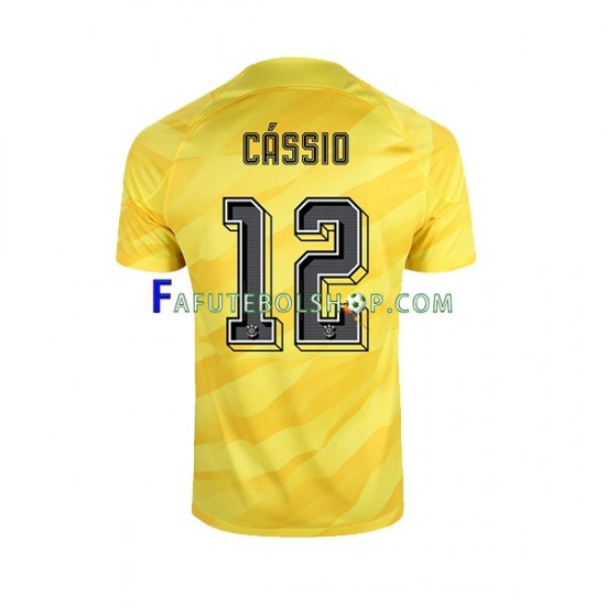 Camisa Goleiro 2 Corinthians Cassio 12 2023-2024 manga curta ,Masculino