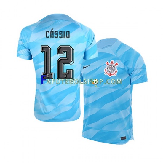 Camisa Goleiro 1 Corinthians Cassio 12 2023-2024 manga curta ,Masculino