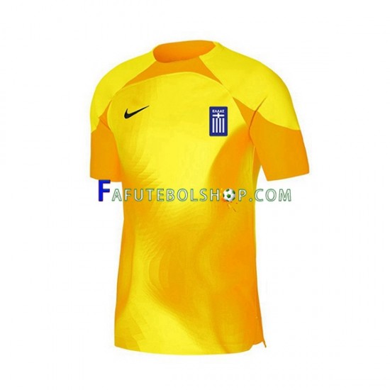 Camisa Goleiro 1 Grécia 2023 manga curta ,Masculino