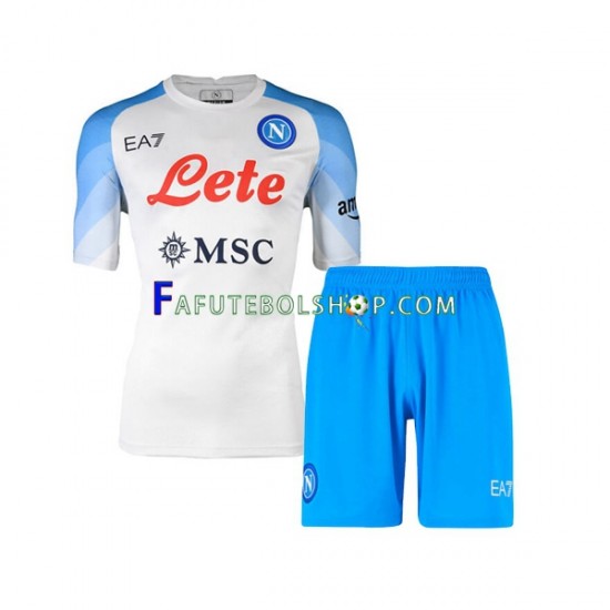 Camisa 2 Napoli 2022-2023 manga curta ,infantil