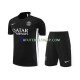 Paris Saint Germain Preto Camisa e Calção de Treino 2023-2024