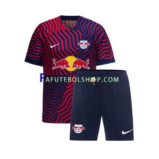 Camisa 2 RB Leipzig 2023-2024 manga curta ,infantil