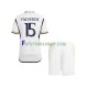 Camisa 1 Real Madrid Federico Valverde 15 2023-2024 manga curta ,infantil