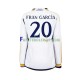 Camisa 1 Real Madrid Fran Garcia 20 2023-2024 manga longa ,Masculino