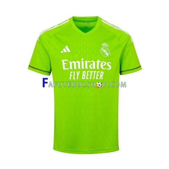 Camisa Goleiro 1 Real Madrid 2023-2024 manga curta ,Masculino