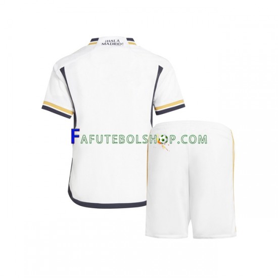 Camisa 1 Real Madrid 2023-2024 manga curta ,infantil