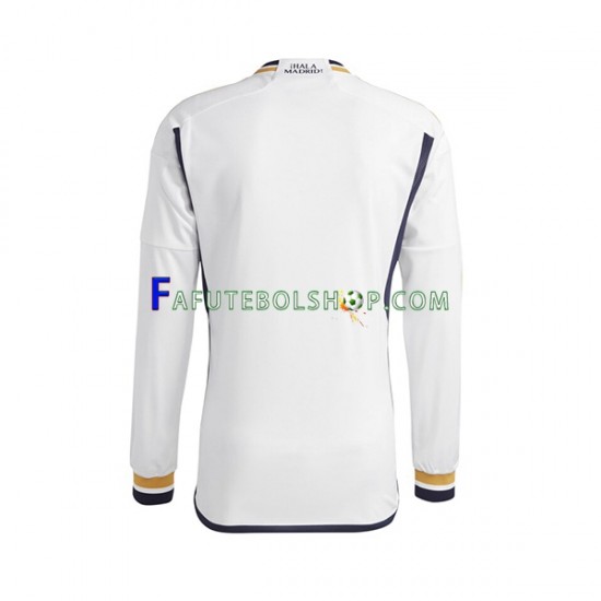 Camisa 1 Real Madrid 2023-2024 manga longa ,Masculino