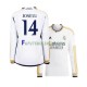 Camisa 1 Real Madrid JOSELU 14 2023-2024 manga longa ,Masculino