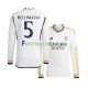 Camisa 1 Real Madrid Jude Bellingham 5 2023-2024 manga longa ,Masculino