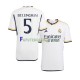 Camisa 1 Real Madrid Jude Bellingham 5 2023-2024 manga curta ,Masculino