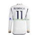 Camisa 1 Real Madrid Rodrygo Goes 11 2023-2024 manga longa ,Masculino