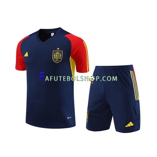 Espanha Azul Camisa e Calção de Treino 2023-2024