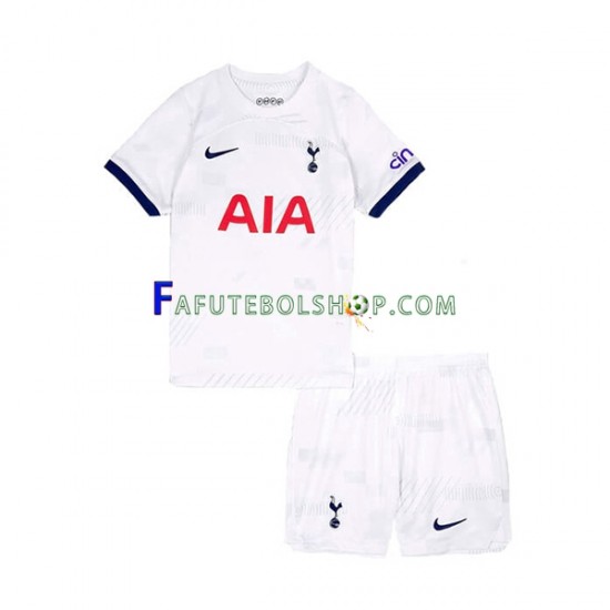 Camisa 1 Tottenham Hotspur 2023-2024 manga curta ,infantil