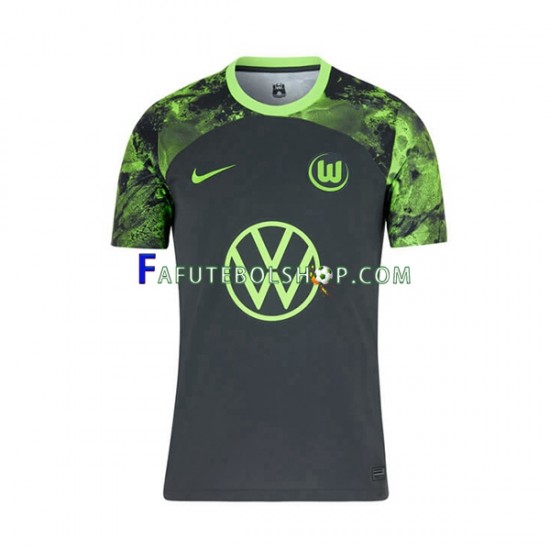 Camisa 2 VfL Wolfsburg 2023-2024 manga curta ,Masculino