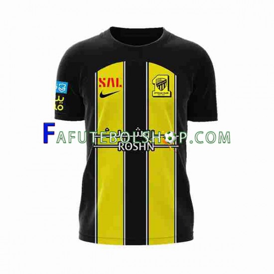 Camisa 1 Al-Ittihad 2023-2024 manga curta ,Masculino