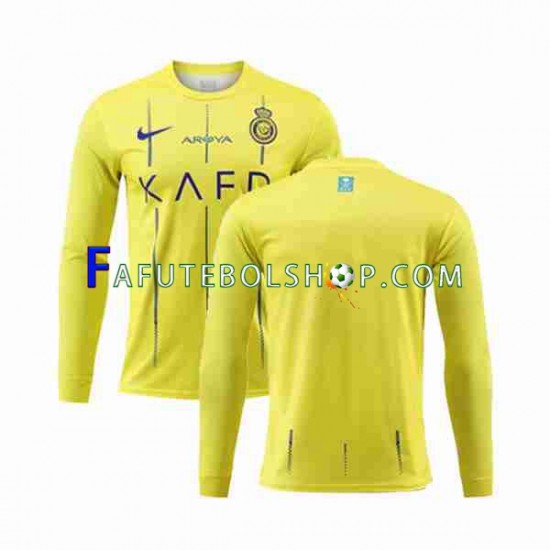 Camisa 1 Al-Nassr 2023-2024 manga longa ,Masculino