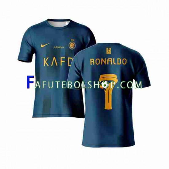 Camisa 2 Al-Nassr Ronaldo 7 2023-2024 manga curta ,Masculino