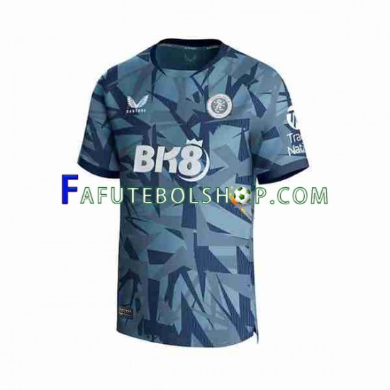 Camisa 3 Aston Villa 2023-2024 manga curta ,Masculino